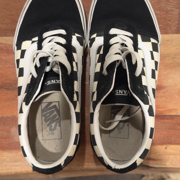 Vans Classic Black and White Checkered Shoes - Picture 6 of 6